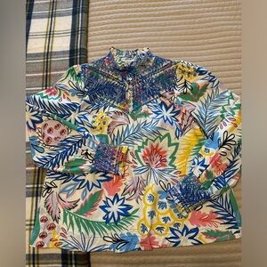 Karlie smocked blouse